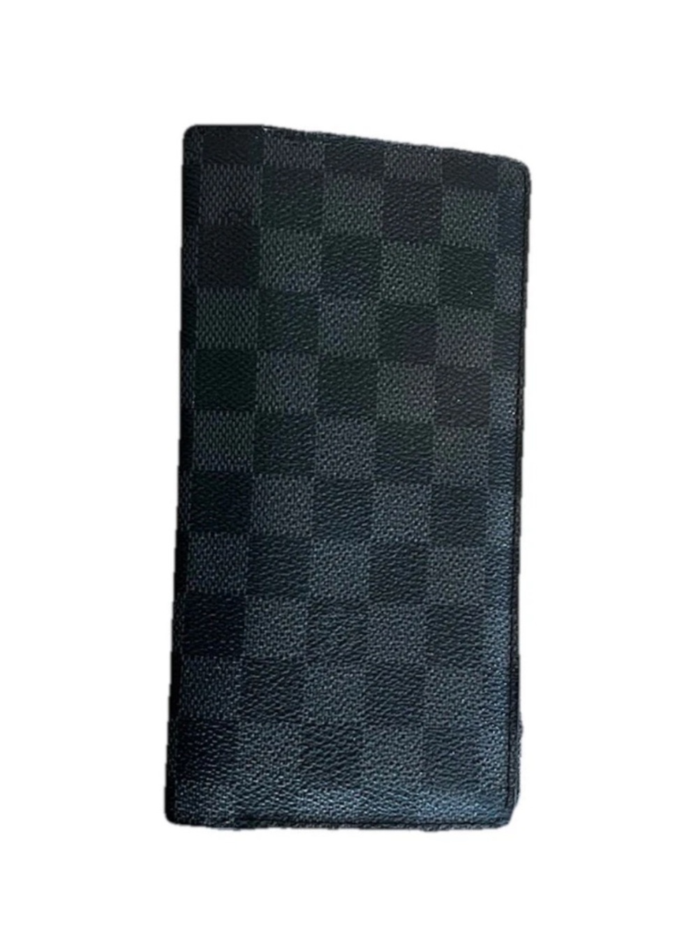 Authentic Louis Vuitton Brazza Damier Graphite Coated Canvas Long Wallet - Picture 3 of 12